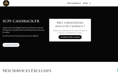 Refonte du site SCPI-Cashback.fr