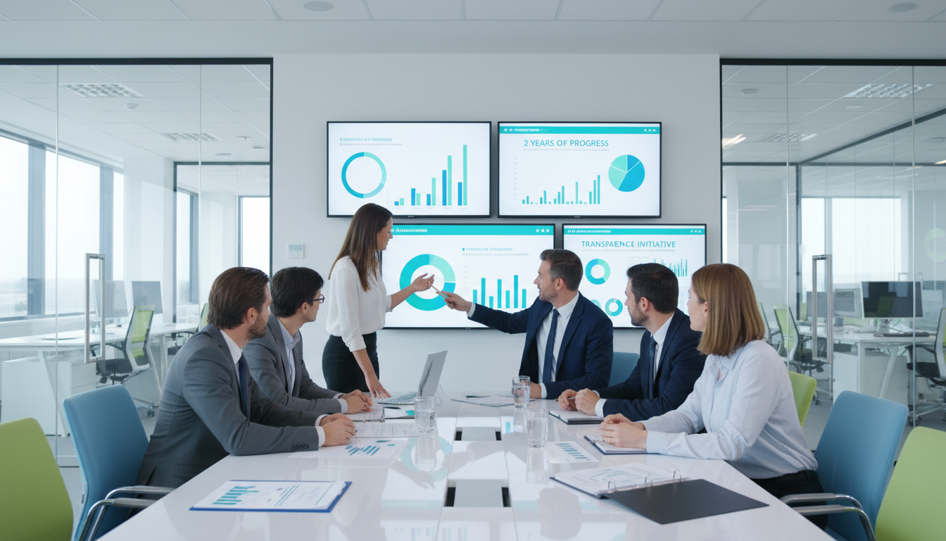 après deux ans d'activité, nous faisons de la transparence de nos résultats une priorité incontournable pour renforcer la confiance et améliorer notre performance.