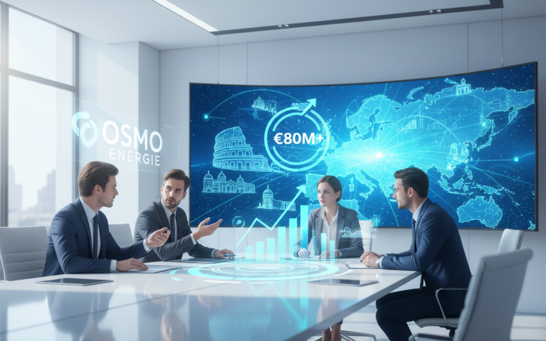 osmo énergie dépasse 80 millions d'euros de chiffre d'affaires et intensifie son développement à travers l'europe, consolidant sa position sur le marché énergétique.