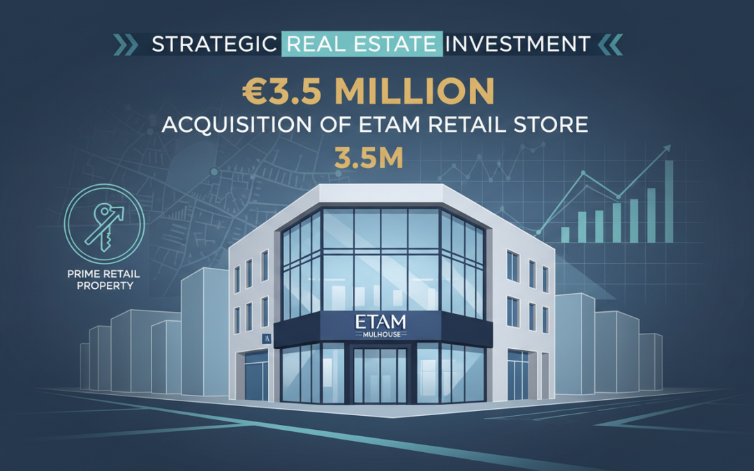 découvrez comment la scpi urban cœur commerce réalise un investissement stratégique de 3,5 m€ pour acquérir un magasin etam à mulhouse, alliant performance et valorisation patrimoniale.