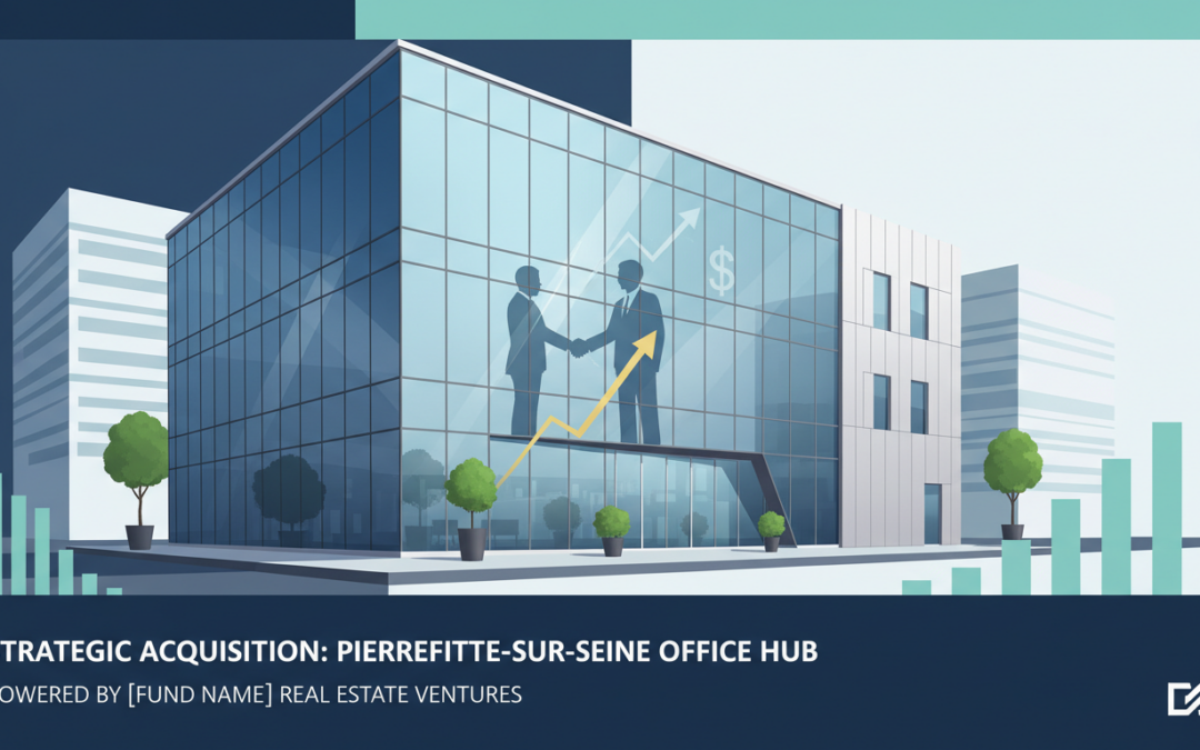 Spirit REIM Services conclut la vente d’un immeuble tertiaire à Pierrefitte-sur-Seine au bénéfice de son fonds Esprit Pierre