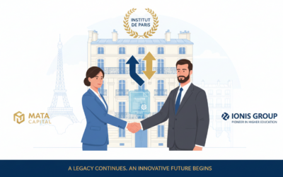 Mata Capital cède une institution éducative parisienne prestigieuse au Groupe Ionis, pionnier de l’enseignement supérieur