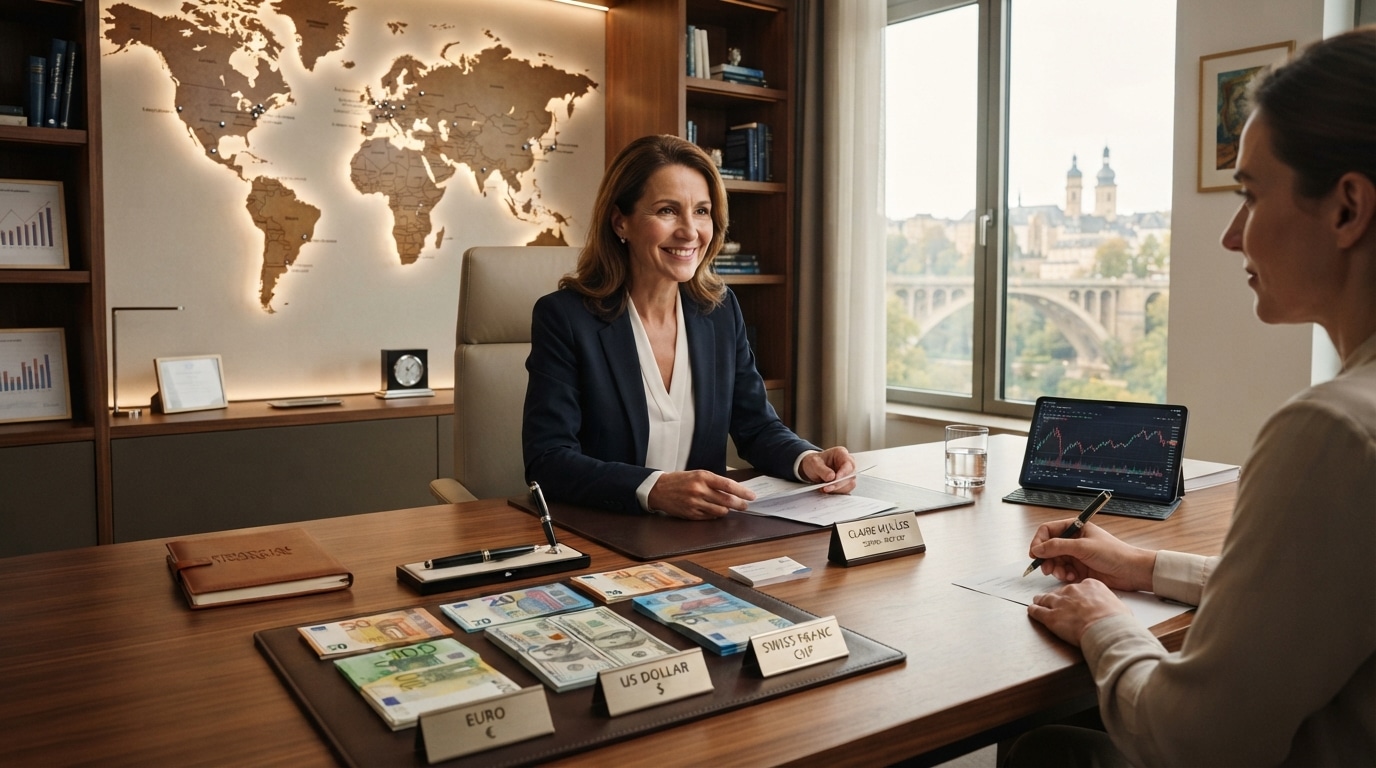 dĂ©couvrez comment lâassurance vie luxembourgeoise permet de diversifier votre Ă©pargne hors de la zone euro en investissant en dollars amĂ©ricains (usd) et en francs suisses (chf).